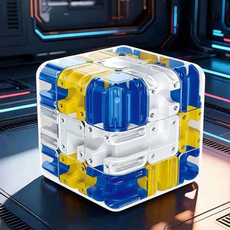 Brain Teaser Cube - Novedoso Rompecabezas de Cubo Laberinto con
