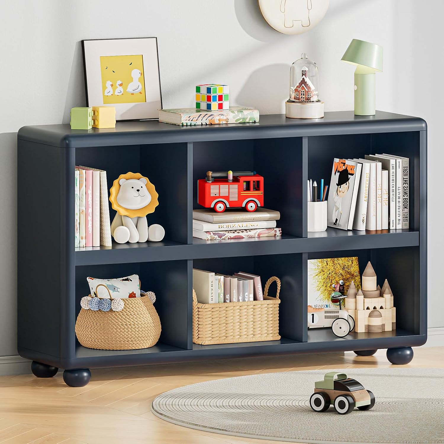Montessori Shelf Toy - Estante de Almacenamiento para Niños, Organizador