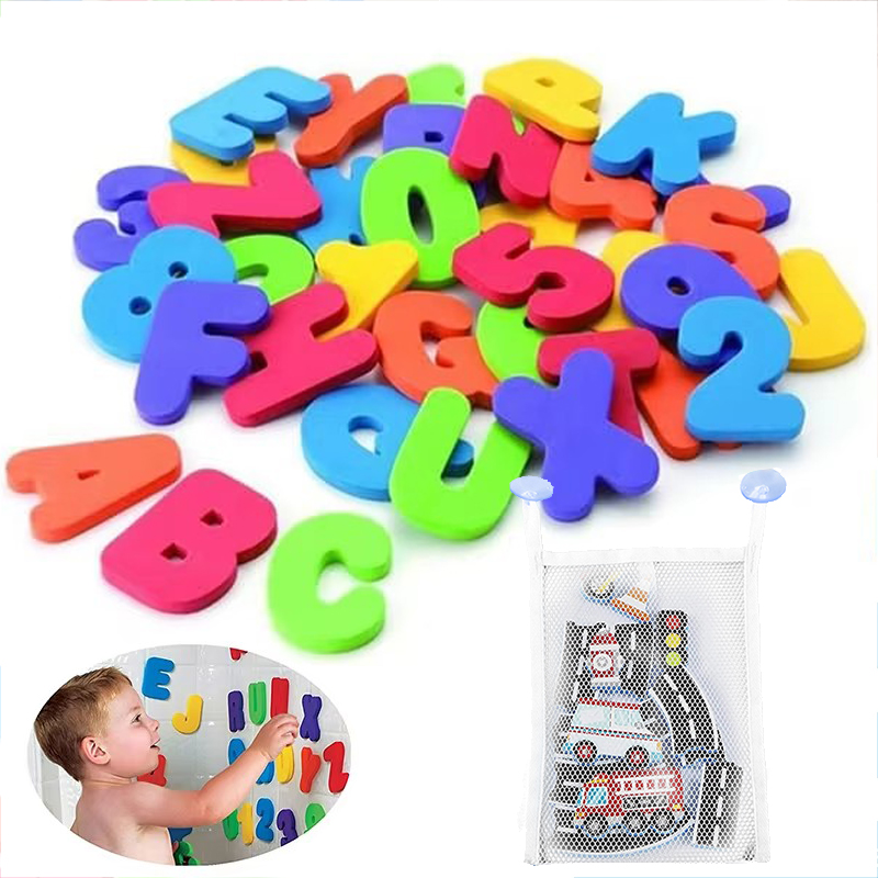 Number Puzzle Foam - Juguetes de baño para niños, juguete