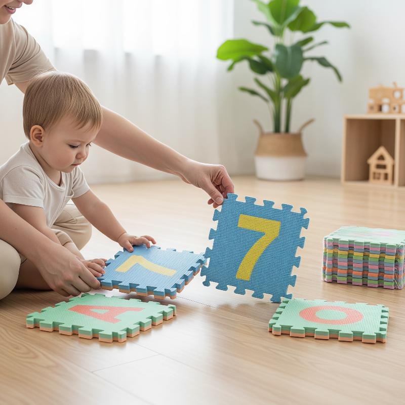 Number Puzzle Foam - Tapete de Juego de Espuma PE