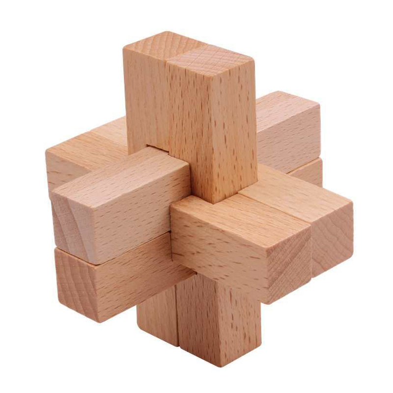Kids Education Fun - Rompecabezas Luban de madera para adultos