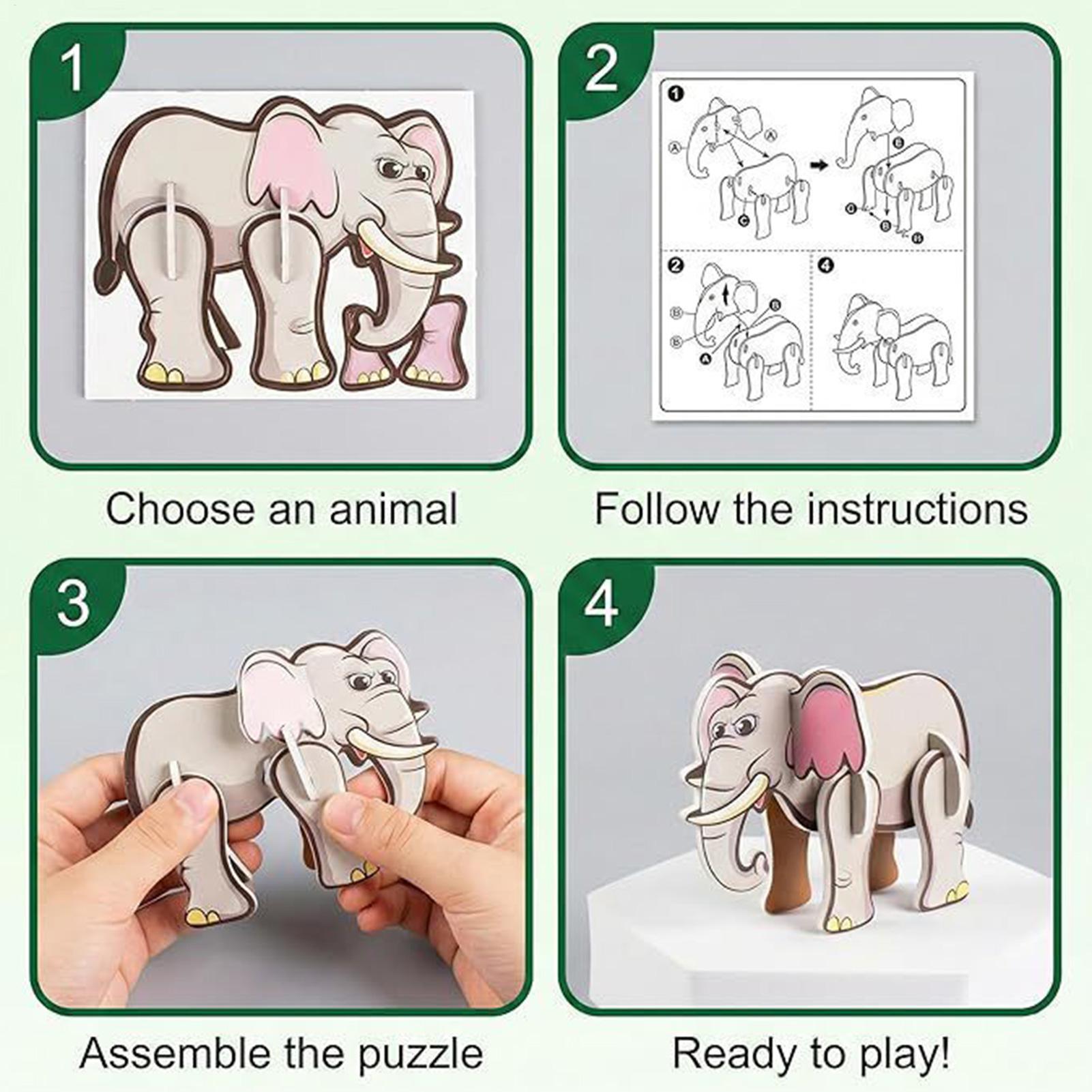 Kids Education Fun - Rompecabezas de dibujos animados en 3D