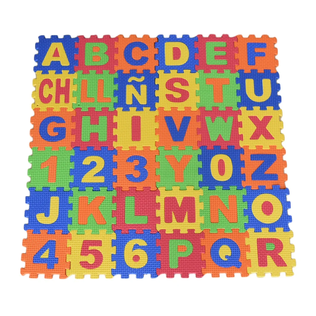 Number Puzzle Foam - Alfombras de juego 36 Uds. 9cm