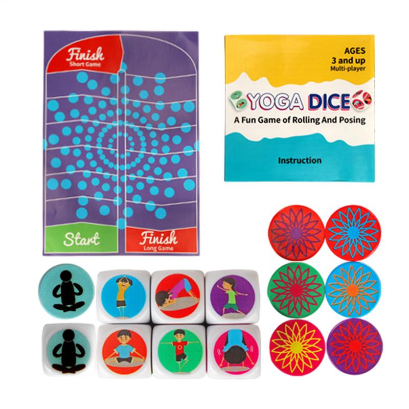 Kids Yoga Education - Dados de ejercicio para niños, divertidos