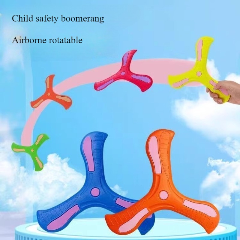 Kids Education Toys - Boomerang para niños, cruz suave de