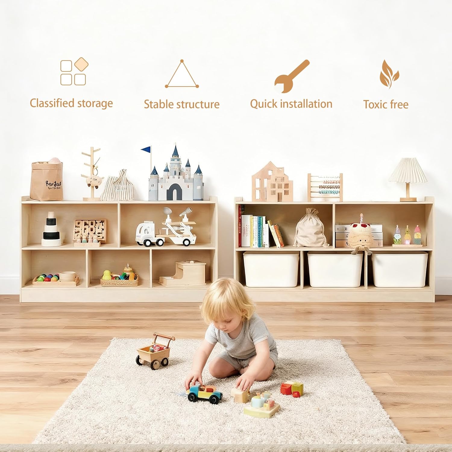 Estantería Montessori para Lib - Montessori Shelf Toy reseña y precio