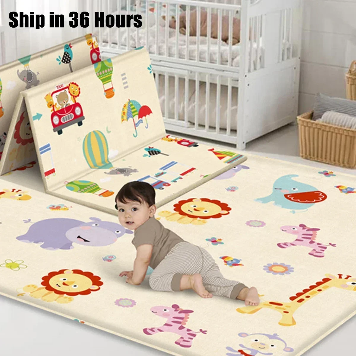 Alfombra de juego plegable no  - Kids Education Nursery reseña y precio