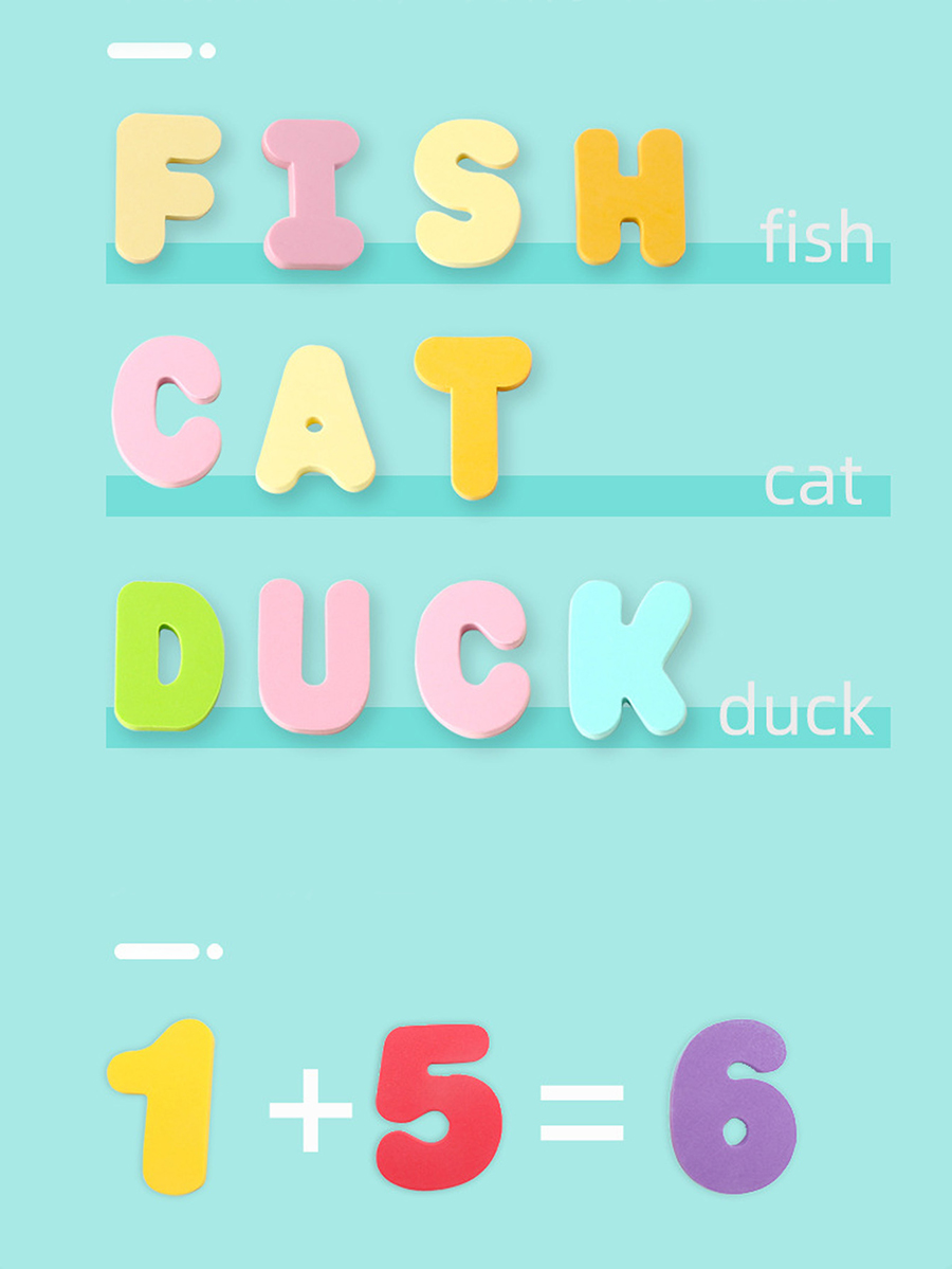 Juguetes de Baño para Niños, J - Number Puzzle Foam reseña y precio
