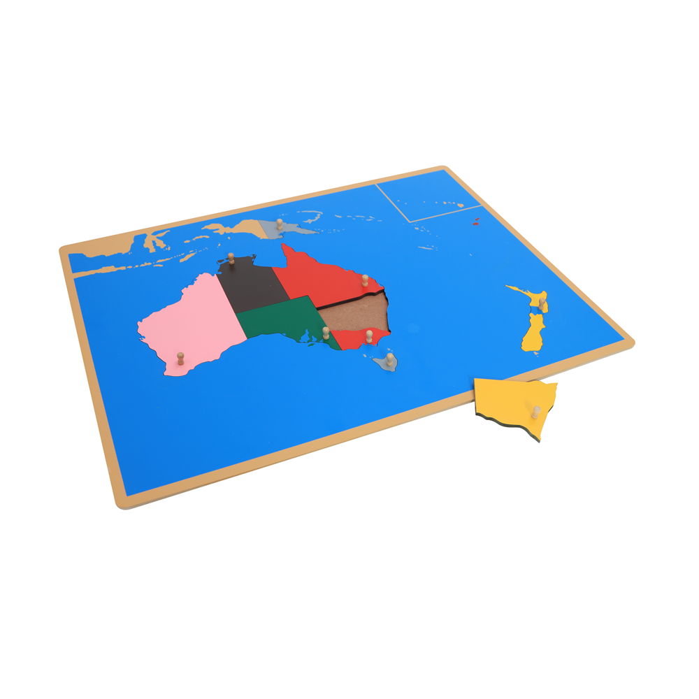 Rompecabezas de madera con map - Kids Education In Australia reseña y precio