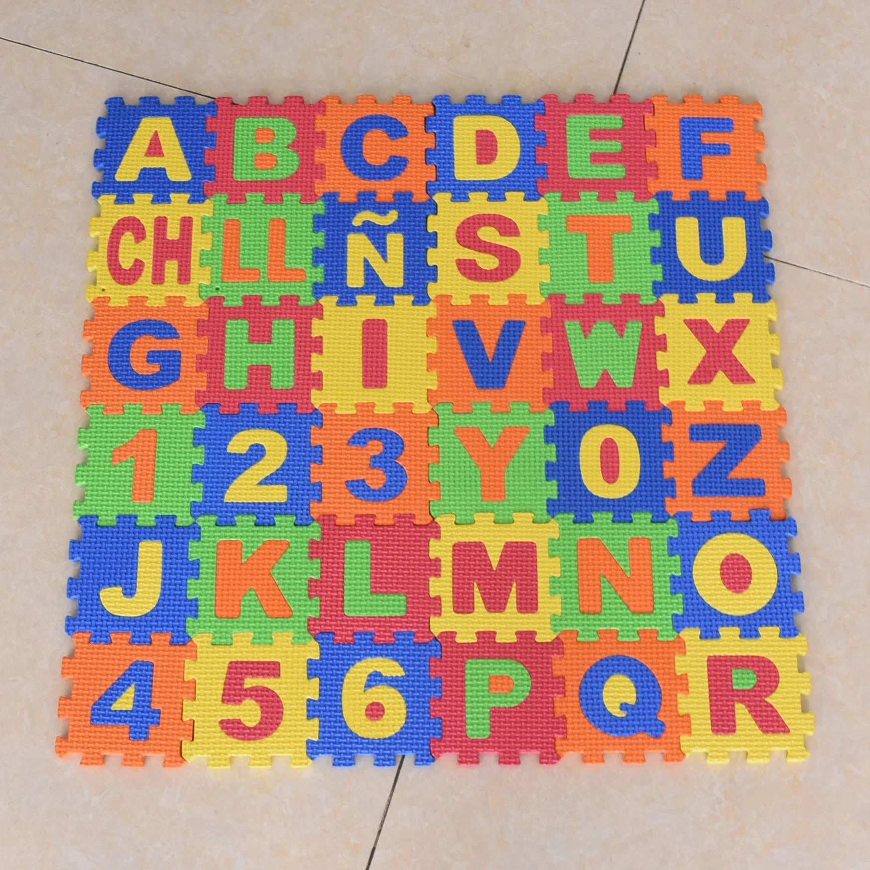 Alfombras de juego 36 Uds. 9cm - Number Puzzle Foam reseña y precio
