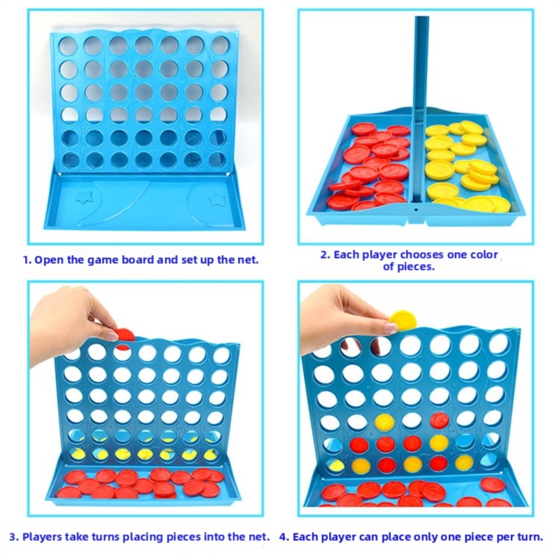 Juego de Mesa 3D Cuatro en Ray - Kids Education Fun reseña y precio