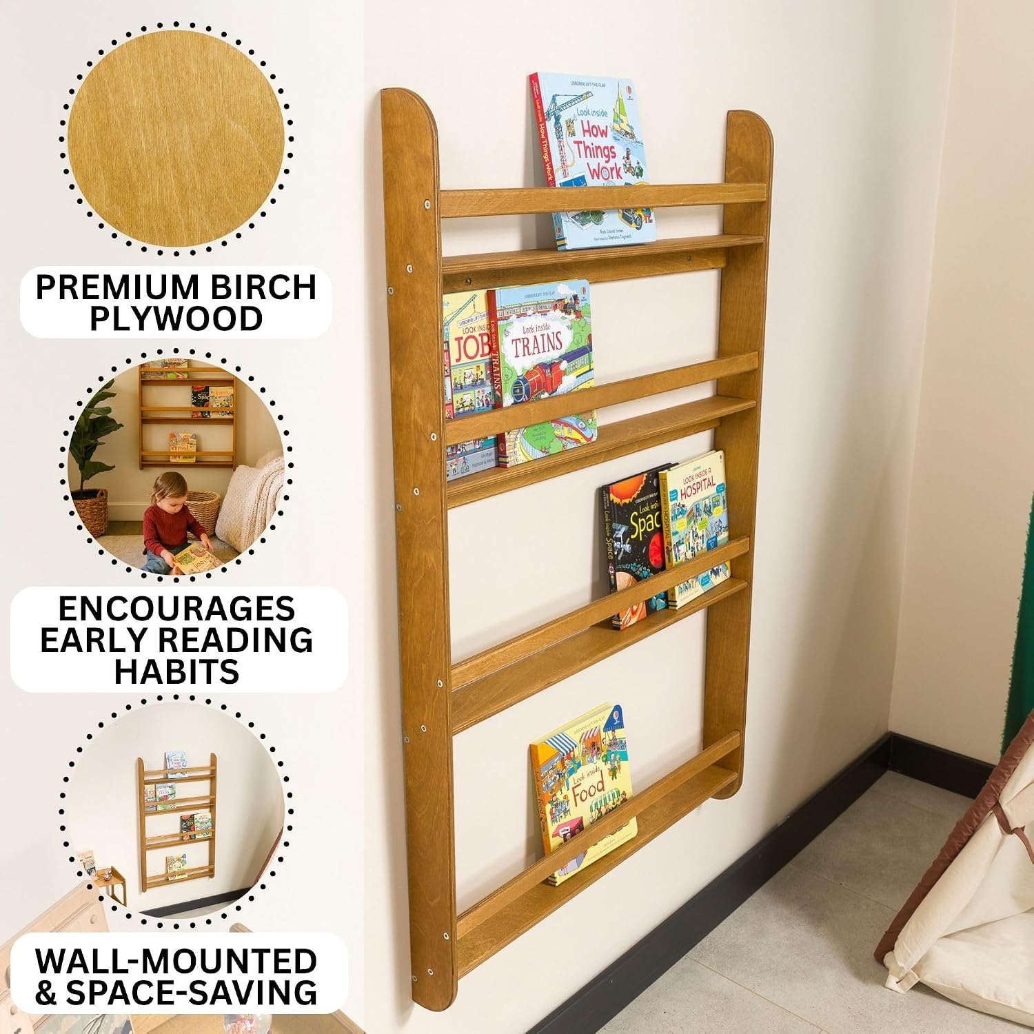 Estantería de Pared Montessori - Montessori Shelf Toy reseña y precio