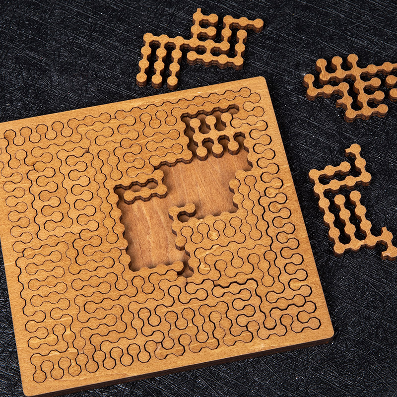 Rompecabezas de madera imposib - Brain Teaser Cube reseña y precio