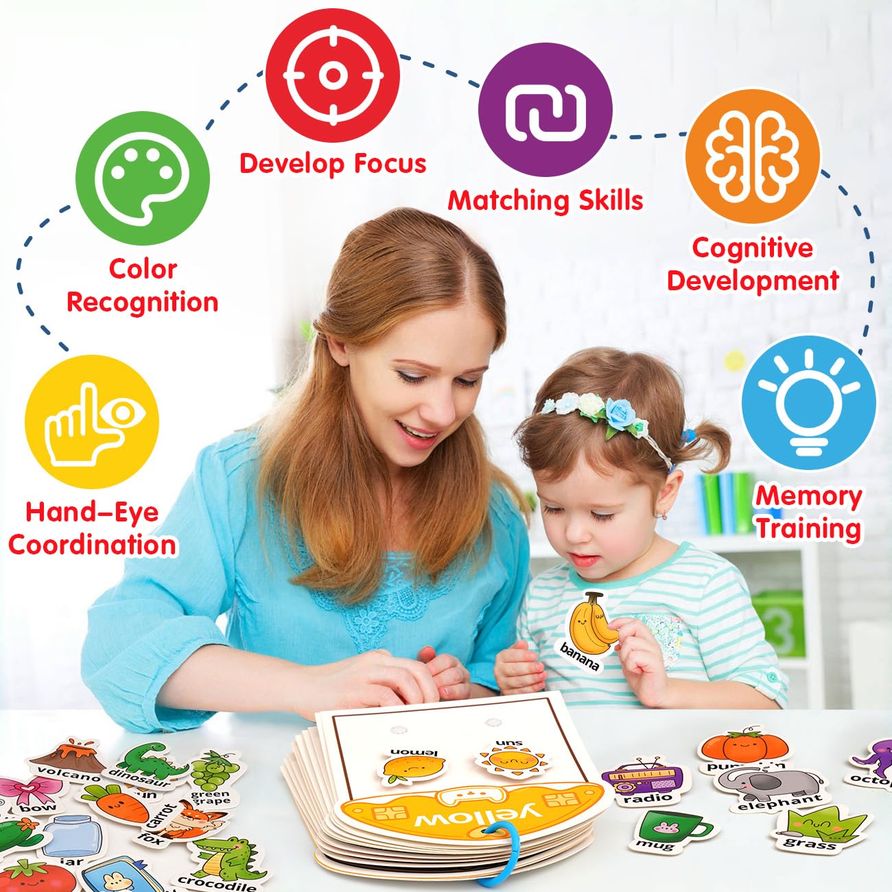Libro ocupado Montessori, jugu - Kids Education Toys reseña y precio