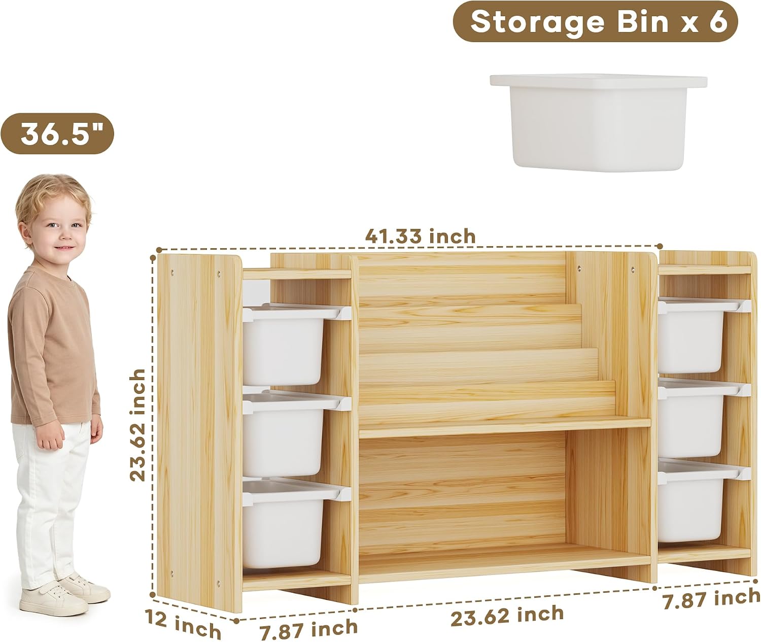 Organizador de Juguetes para N - Montessori Shelf Toy reseña y precio
