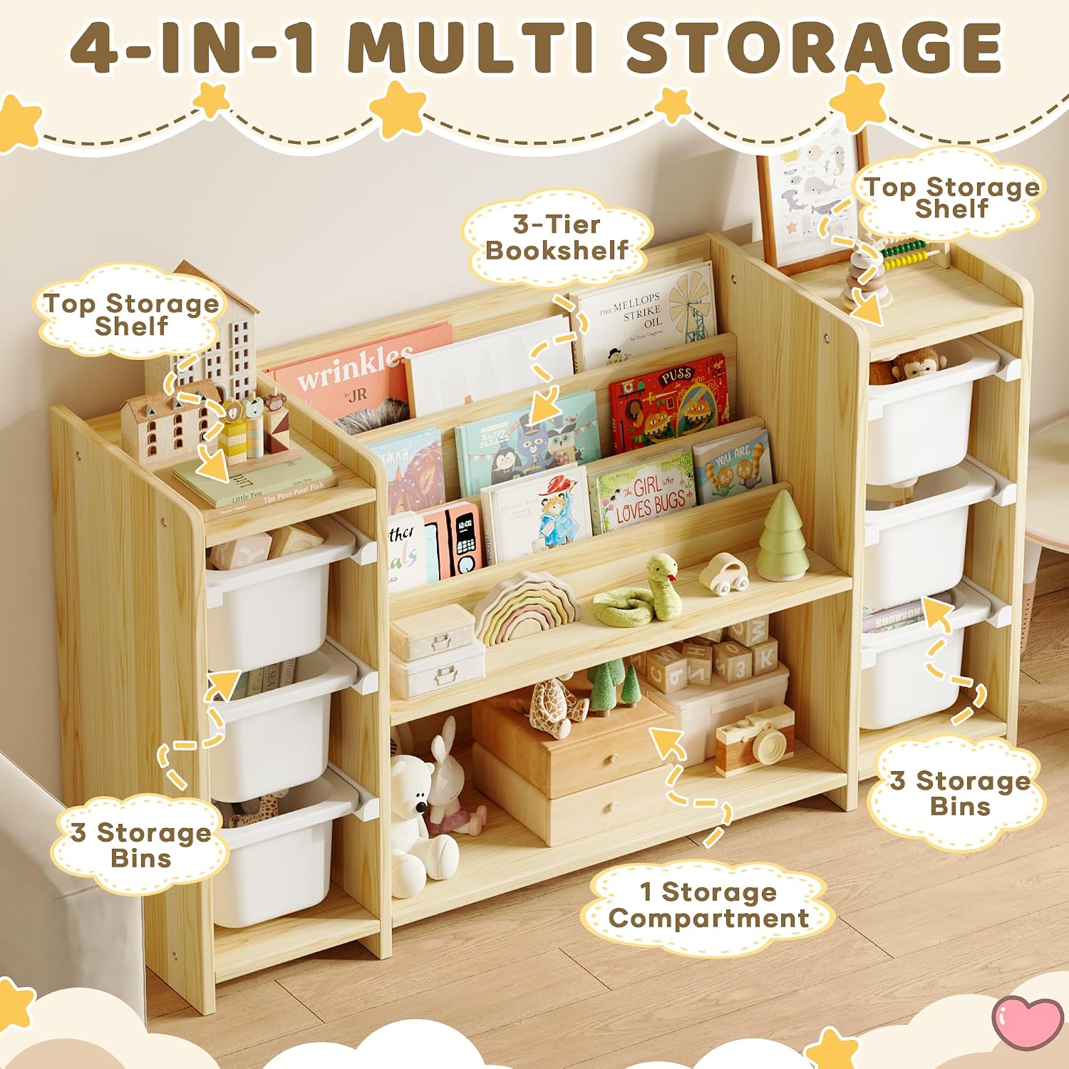 Organizador de Juguetes para N - Montessori Shelf Toy reseña y precio