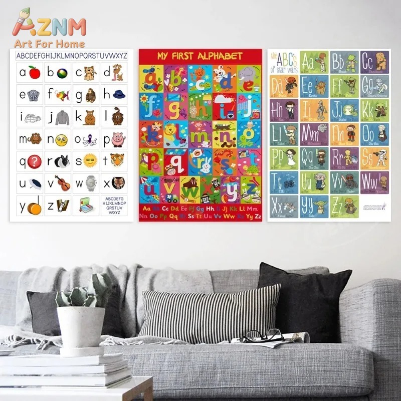 AZNM Póster de lienzo sin marc - Kids Yoga Education reseña y precio