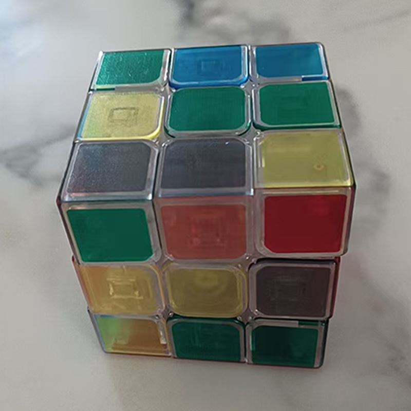 Cubo transparente 3x3x3, jugue - Brain Teaser Cube reseña y precio