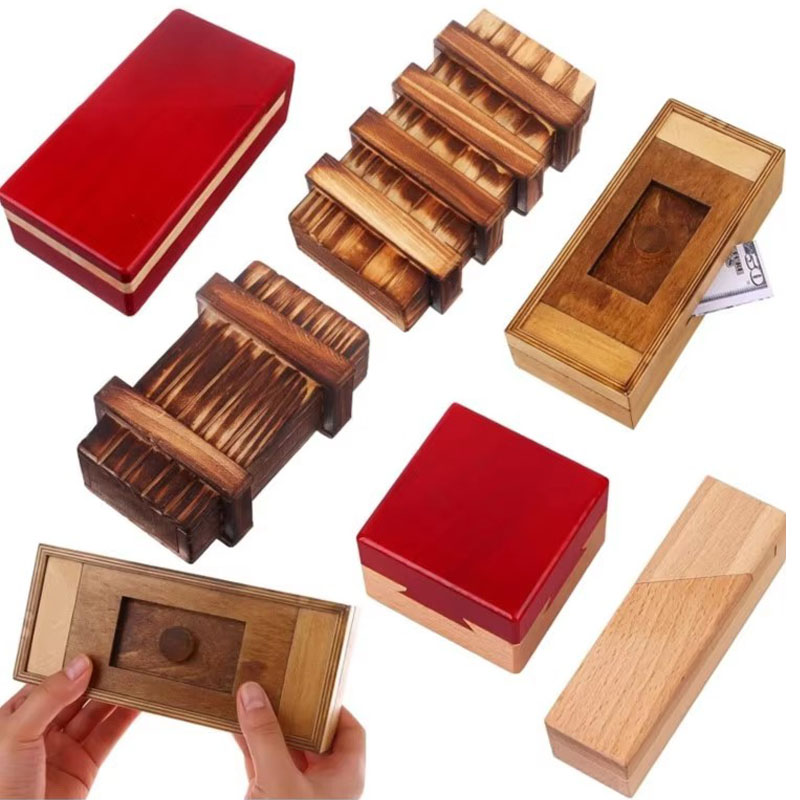 Caja de rompecabezas de madera - Brain Teaser Cube reseña y precio